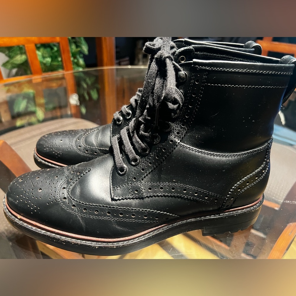 Coach Brandon wingtip boots